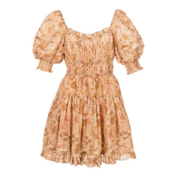 ULLA JOHNSON Juniper Mini Dress Sz 2 - Picture 4 of 5